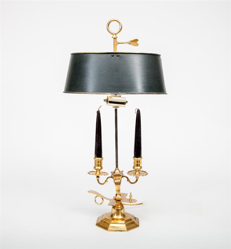 Appraisal: Brass Bouillotte Lamp x x in overall Estimate -