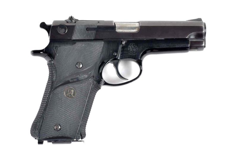 Appraisal: S W Model Semi-Automatic Pistol Serial A This early Smith