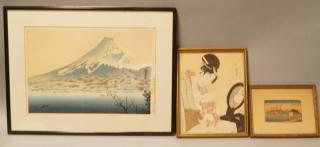 Appraisal: pc Japanese Wood Block Prints Extensively an pc Japanese Wood