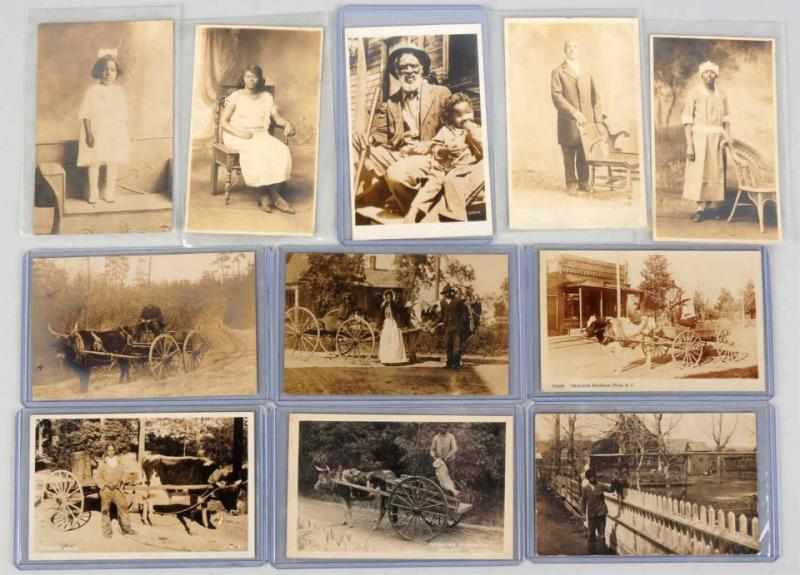 Appraisal: Lot of Black Americana Photograph Postcards Condition Excellent Size Each