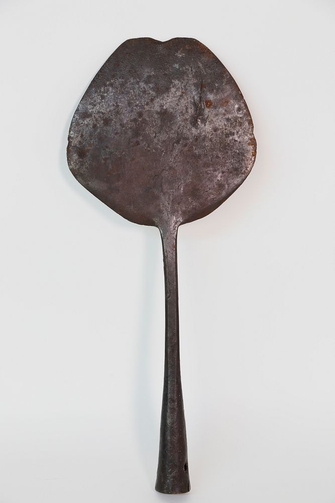 Appraisal: Unusual Wrought Iron Blubber Spade circa Unusual Wrought Iron Blubber