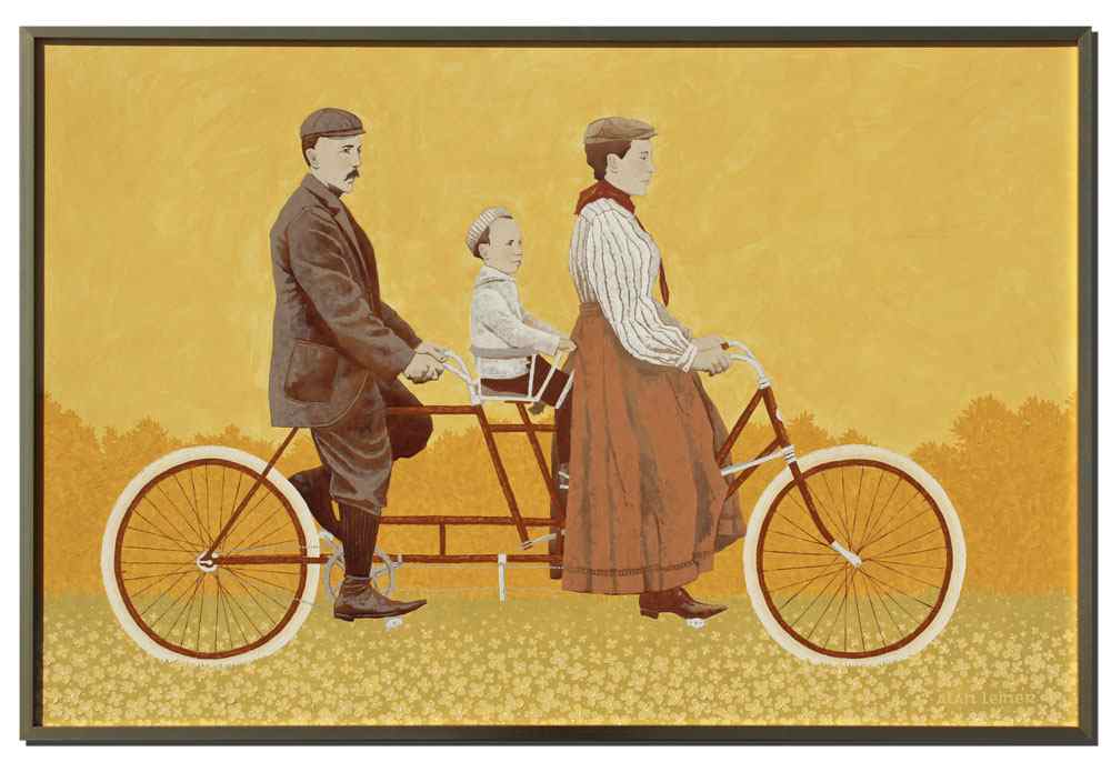 Appraisal: LEINER Al American - ''The Schwinn Family'' Ignatz Schwinn son