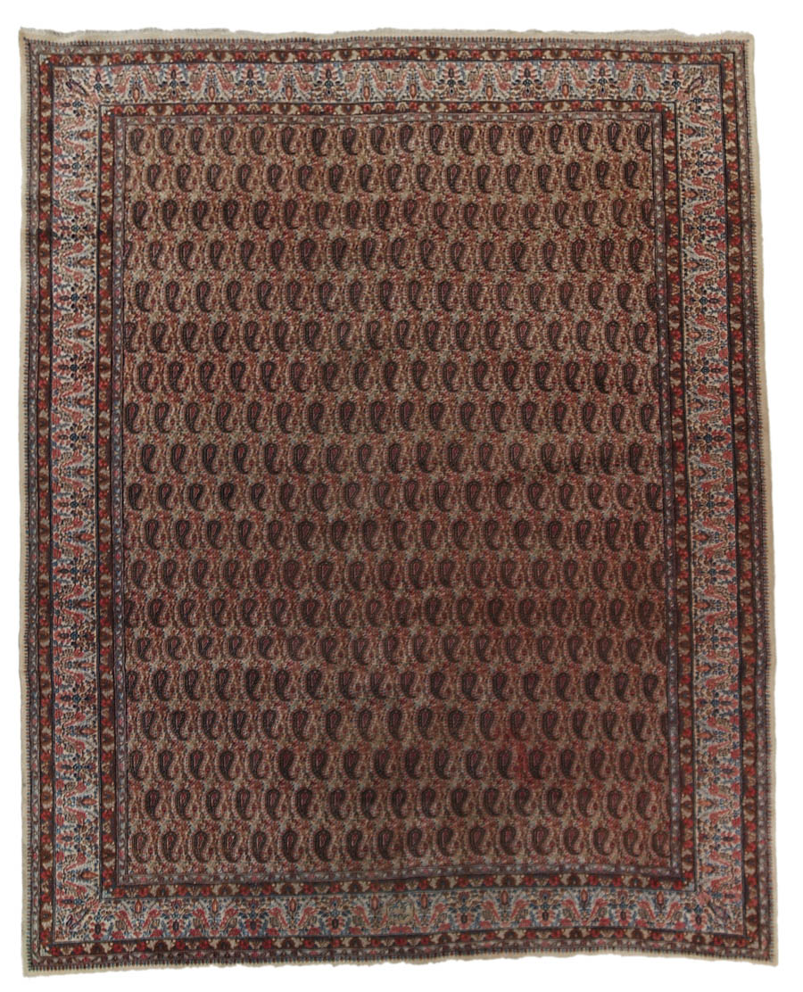 Appraisal: MOOD ROOM SIZE ORIENTAL CARPET Mid th Century Rectangular field