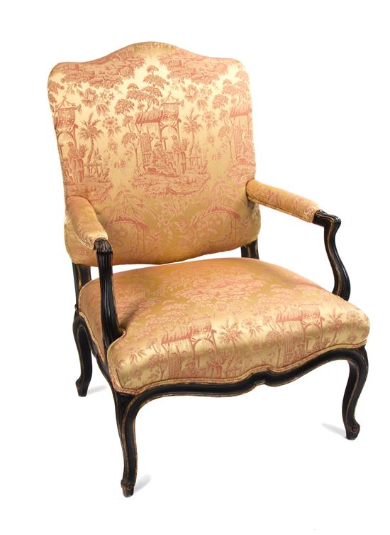 Appraisal: Sale Lot A Georgian Style Mahogany Open Arm Chair th