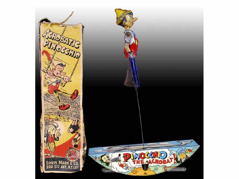 Appraisal: Marx Walt Disney Pinocchio the Acrobatic Toy with Description ''