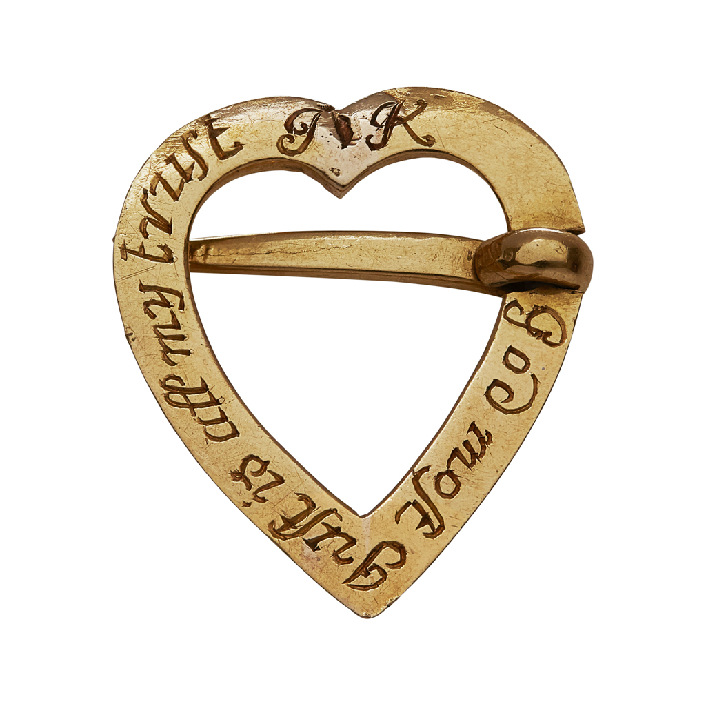 Appraisal: A late th century Scottish luckenbooth brooch of traditional heart