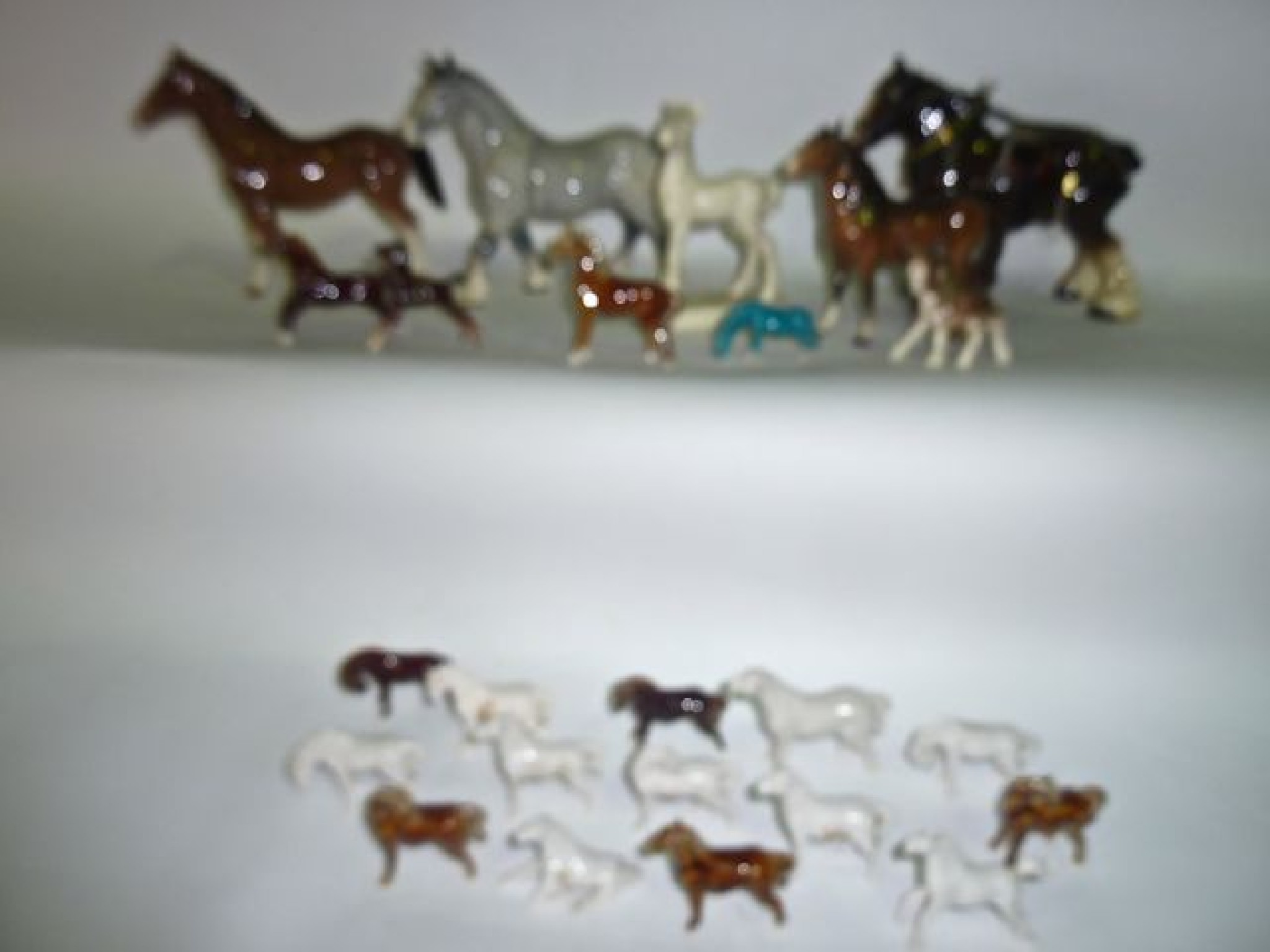 Appraisal: A collection of ceramic horses including Beswick example of a