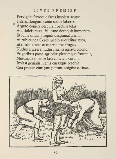 Appraisal: MAILLOL ARISTIDE Virgil Les G orgiques woodcut illustrations by Aristide