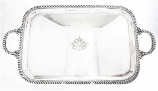 Appraisal: A Collection of English and American Silverplate Trays of various