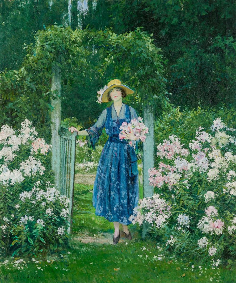 Appraisal: FRANCIS COATES JONES American - In the Garden oil on