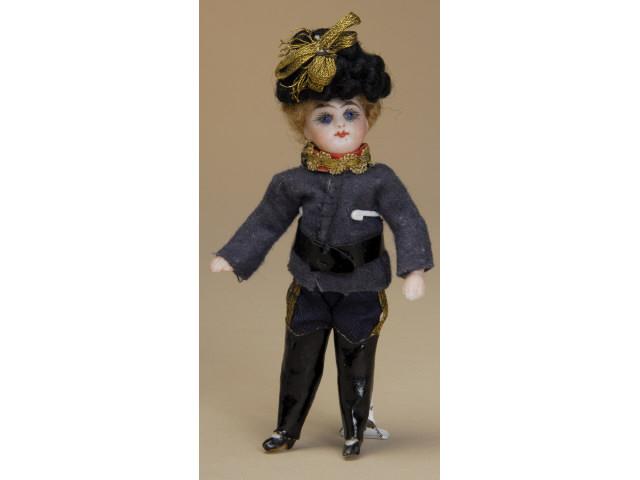 Appraisal: All Bisque Soldier in Original Costume Germany ca all bisque