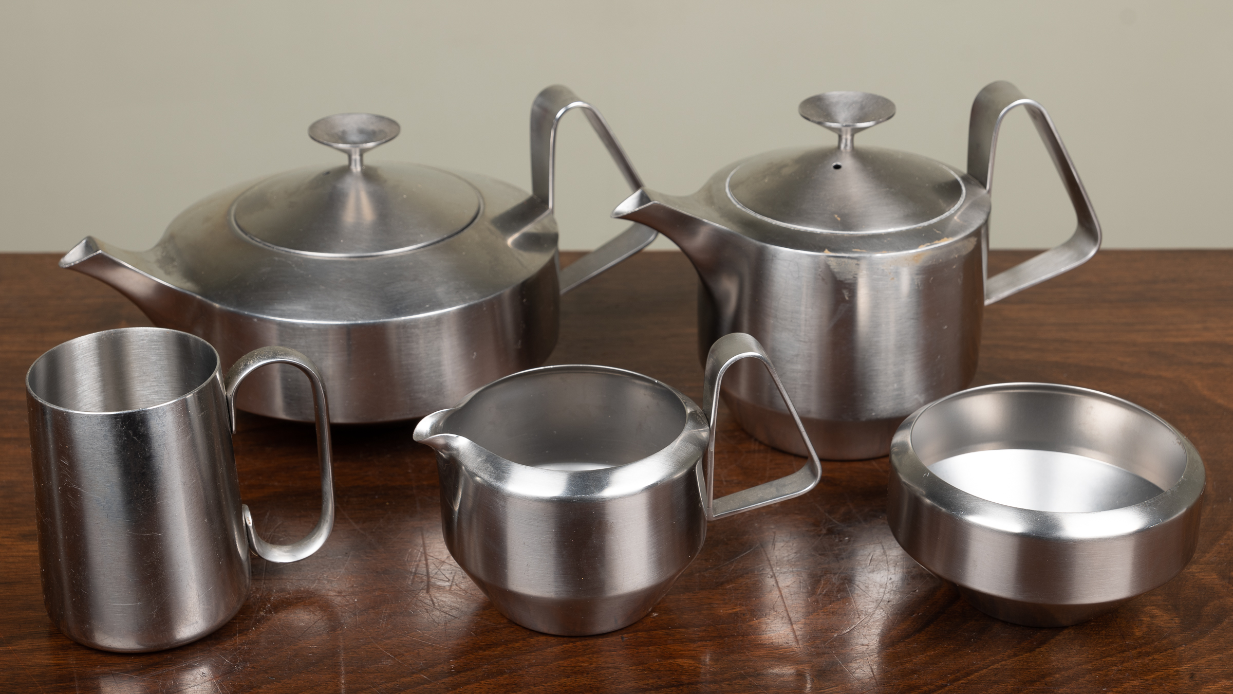 Appraisal: Robert Welch an Old Hall Alveston stainless steel tea set