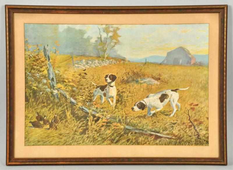 Appraisal: Pair of Hunting Prints Framed under glass One signed Philip