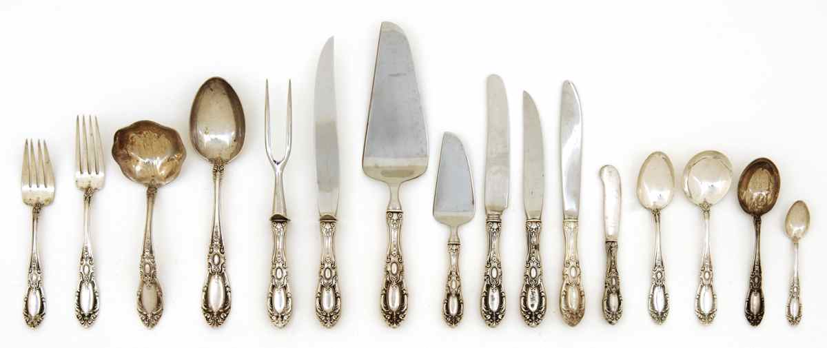 Appraisal: TOWLE STERLING SILVER PARTIAL FLATWARE SERVICE In the King Richard