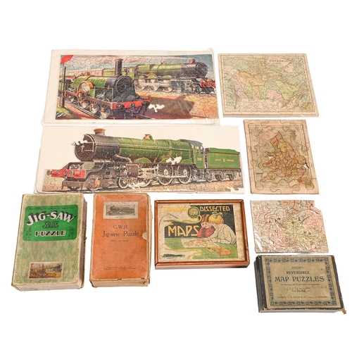 Appraisal: Bacon's Reversible Map Puzzles - Canada Australia original box complete