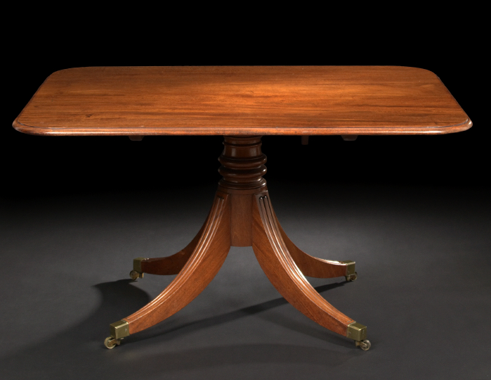 Appraisal: George III-Style Mahogany Breakfast Table late th century the tilting