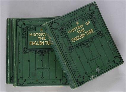 Appraisal: COOK THEODORE A A HISTORY OF THE ENGLISH TURF LONDON