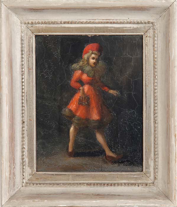 Appraisal: REGINALD MARSH American - STEPPIN OUT Oil on masonite shows