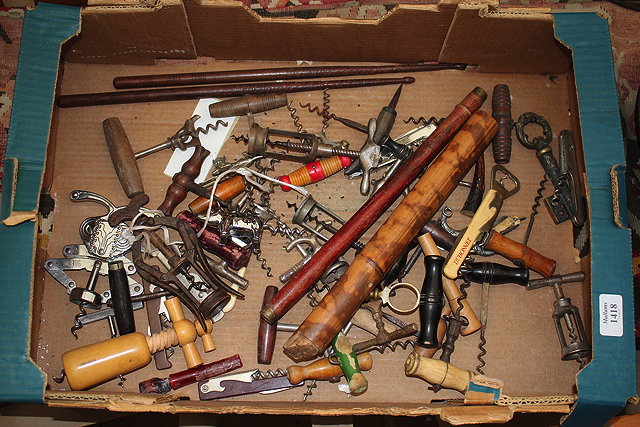 Appraisal: A COLLECTION OF VINTAGE CORKSCREWS to include a James Heeley