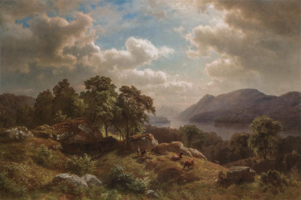 Appraisal: PAUL WEBER American German - View on the Hudson River