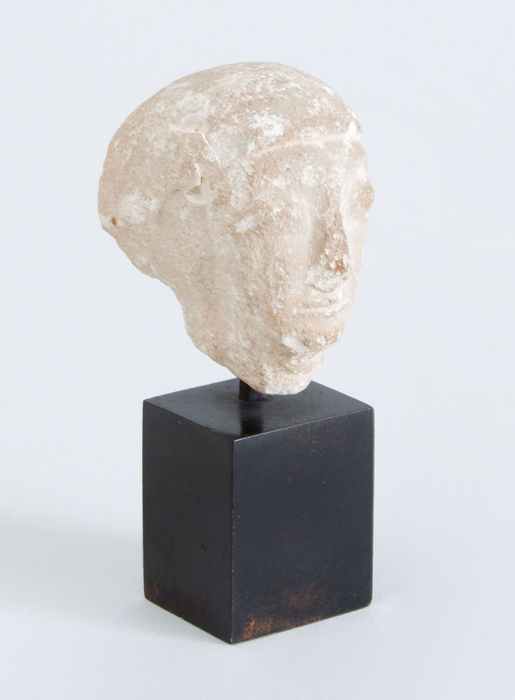 Appraisal: EGYPTIAN PLASTER HEAD OF A PHARAOH x x in overall