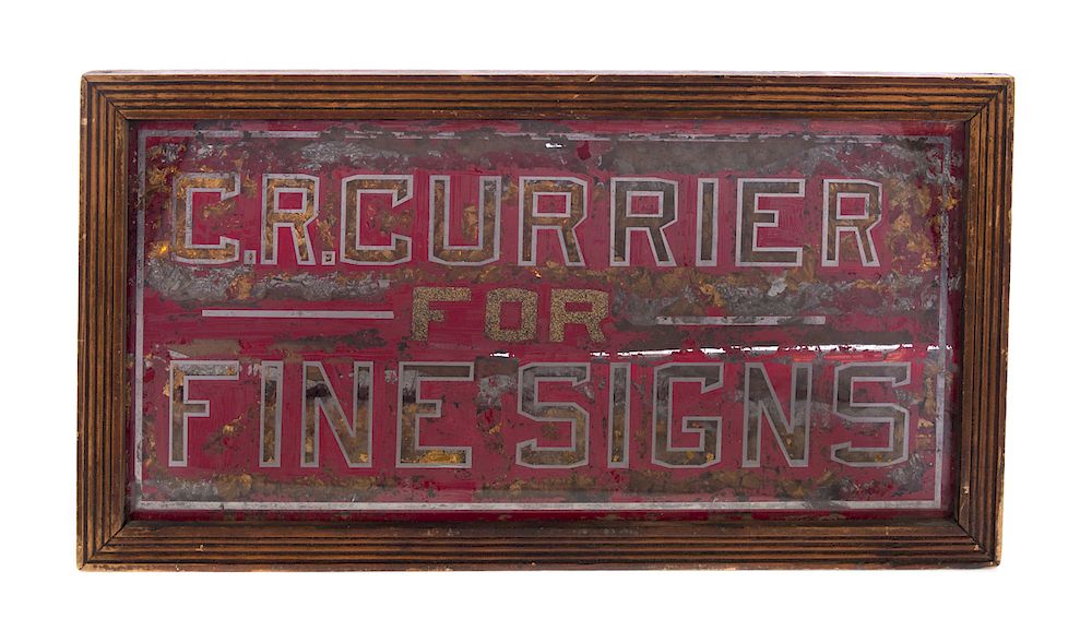 Appraisal: CR Currier Fine Signs Gold and Silver Foil Sign Measures