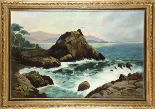 Appraisal: Painting California Coast American School th century California Coast oil