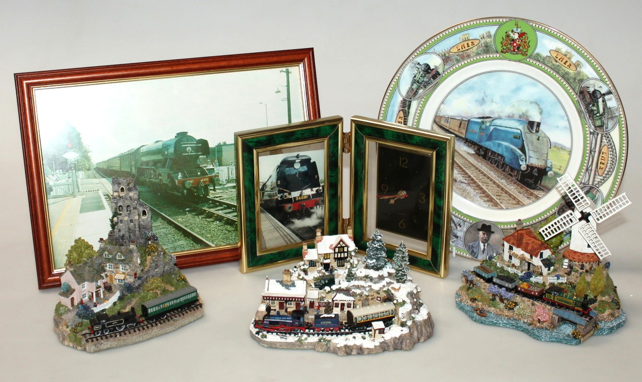 Appraisal: Various Country Lines Danbury Mint groups to include Winter Wonderland