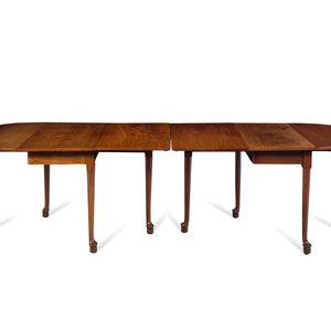 Appraisal: A George II Mahogany Convertible Dining Table Second Quarter th