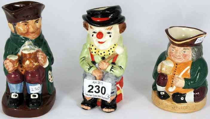 Appraisal: Royal Doulton Small Toby Jugs The Clown D with certificate