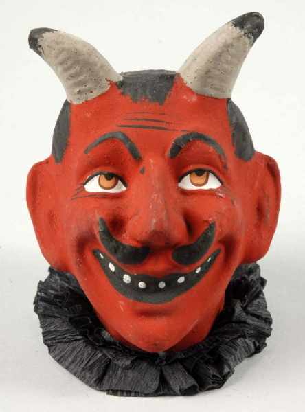 Appraisal: Composition Devil Head Candy Container Description German Extremely rare Original