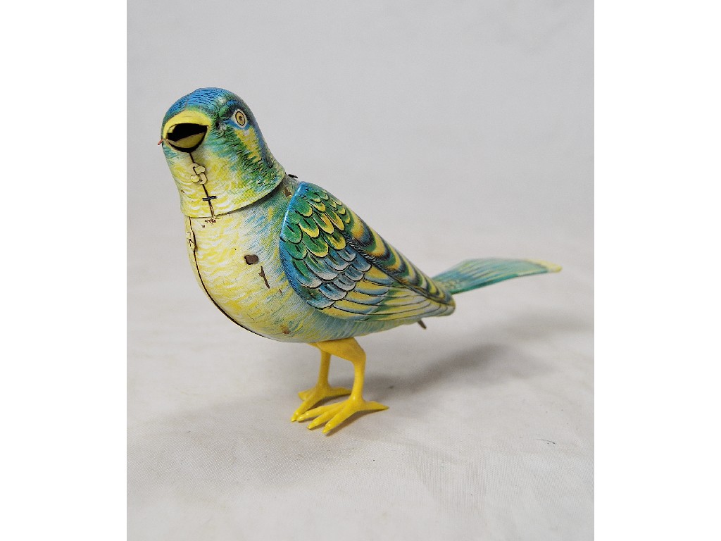 Appraisal: A German GNK tinplate bird with 'twittering' action