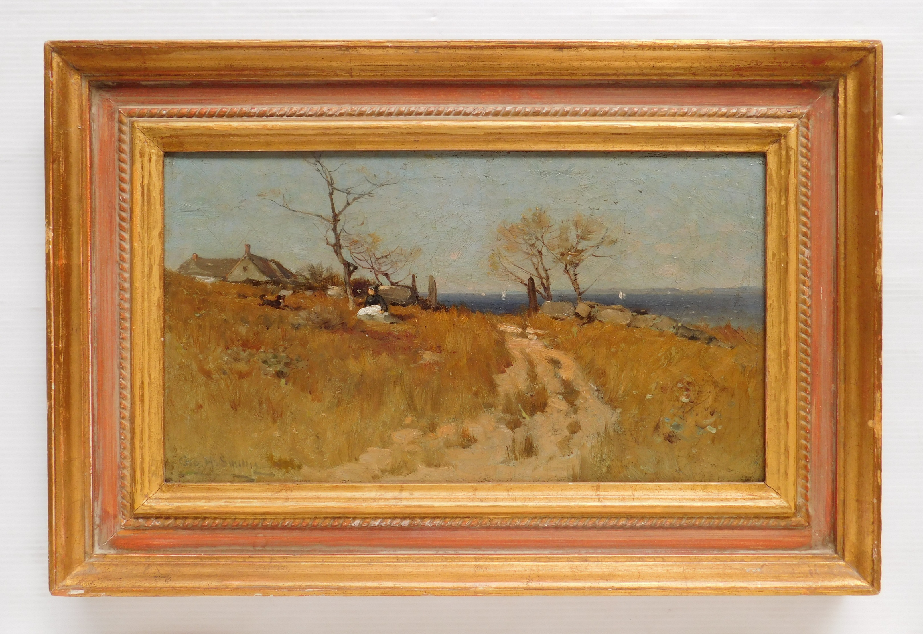 Appraisal: George H Smillie American - ''Near Kennebunkenport Maine''- oil on