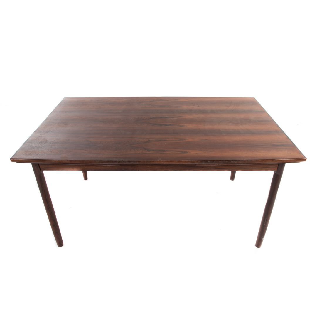 Appraisal: Danish Modern draw-leaf dining table Randers Demark mid- th century