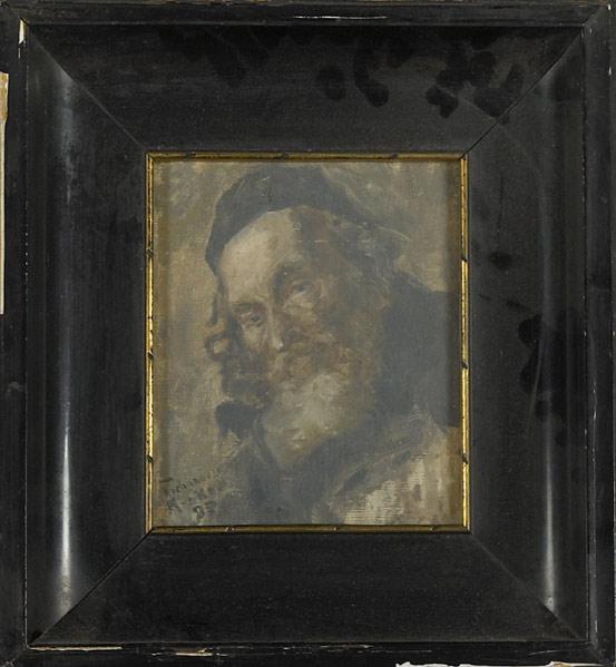 Appraisal: TH EUROPEAN PORTRAIT Portrait of a man watercolor framed Illegibly