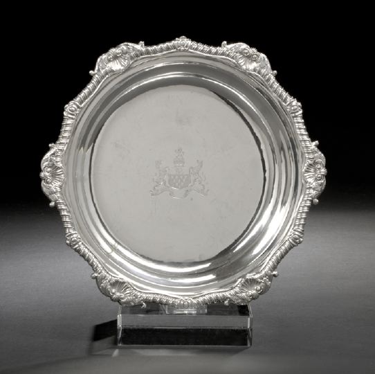 Appraisal: George IV Sterling Silver Vegetable Dish hallmarked London - by