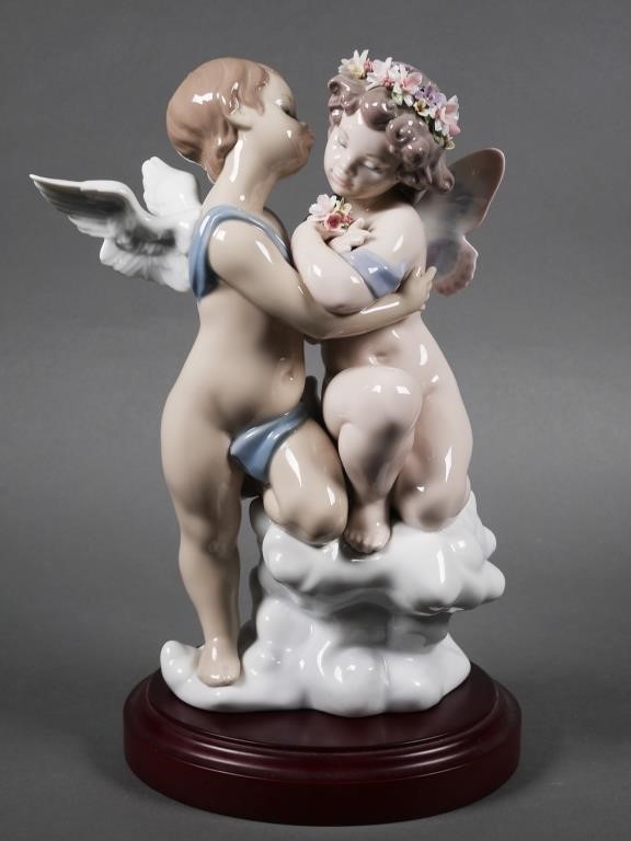 Appraisal: LLADRO PORCELAIN FIGURINE HEAVEN AND EARTH Retired Lladro Heaven and