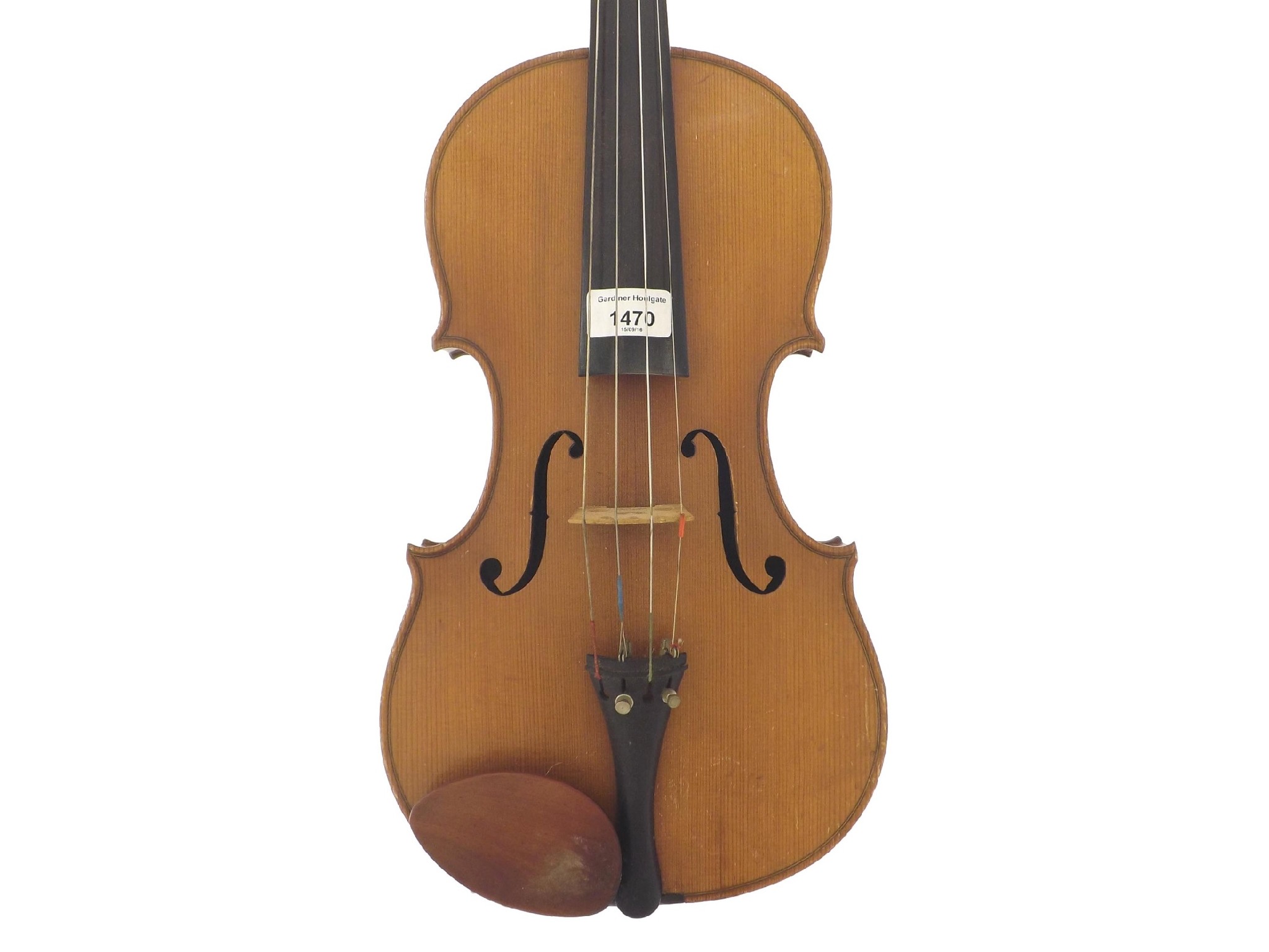 Appraisal: Viola labelled Modele Joseph Bassiot Luthier Lyon no cm