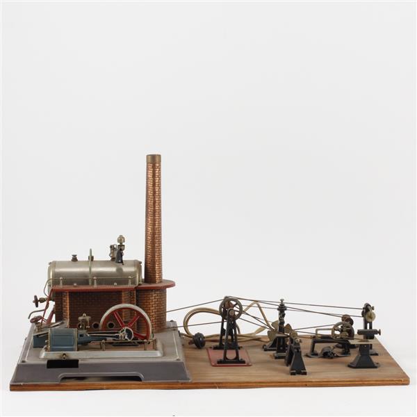 Appraisal: Wilesco Steam Engine Toy D Model V WMounted on board