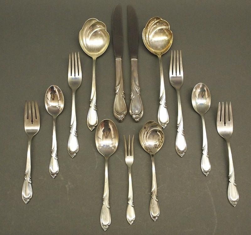 Appraisal: International Rhapsody Sterling flatware A Sterling Silver partial flatware set