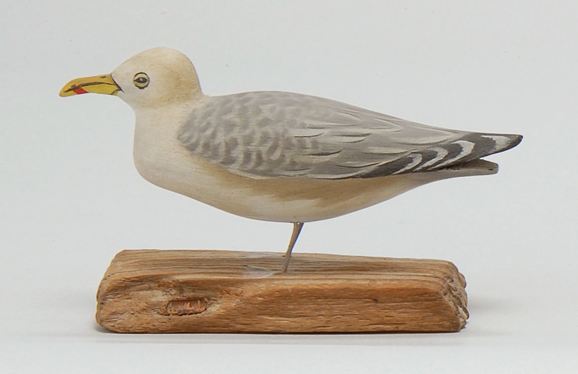 Appraisal: MINIATURE HERRING GULL By Crowell of East Harwich Massachusetts Rectangular