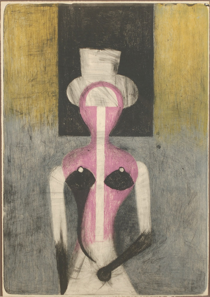 Appraisal: RUFINO TAMAYO COLOR LITHOGRAPH New York Mexico - Mujer en