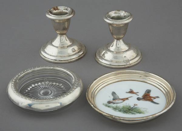 Appraisal: An assorted group of silver flatware and table articles comprising