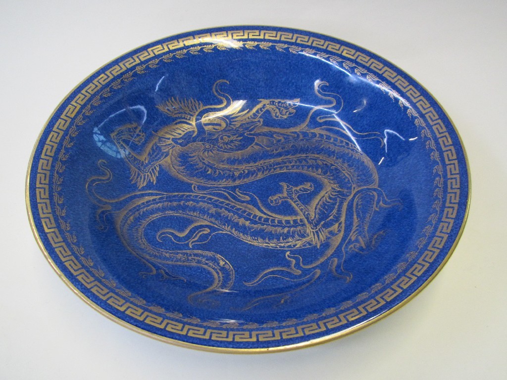 Appraisal: Wedgwood lustre bowl decorated with a dragon Z and a