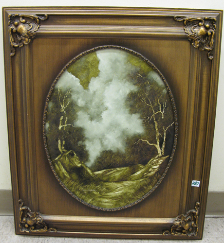 Appraisal: WALLACE R FISHER American th century Oil on Masonite in