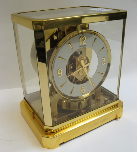 Appraisal: ATMOS CLOCK CALIBER MOVEMENT SERIAL The time piece having glass