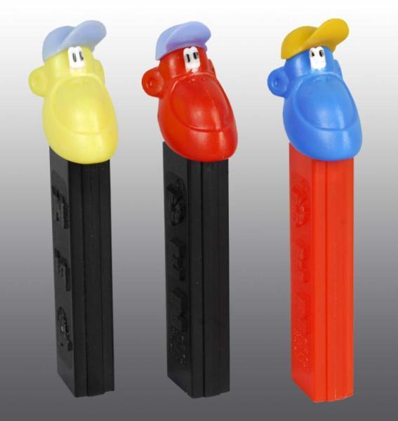 Appraisal: Lot of Mimic The Monkey Pez Dispensers Condition Near Mint