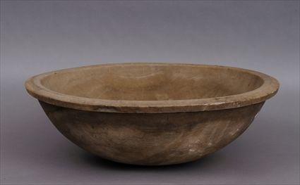 Appraisal: NEW ENGLAND TURNED BOWL in in diam