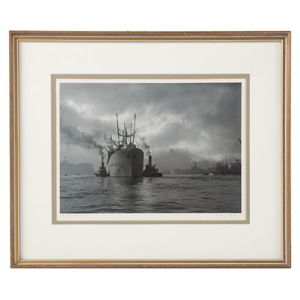 Appraisal: A Aubrey Bodine Baltimore Harbor American - Gelatin silver print