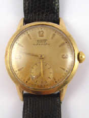 Appraisal: A gent's carat gold Tissot wrist watch automatic movement case